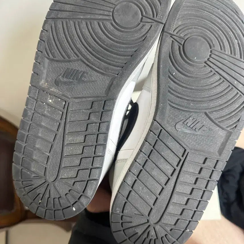 [BUNJANG] Jordan 1 Mid White Gray / 조던 1 미드 화이트 그레이