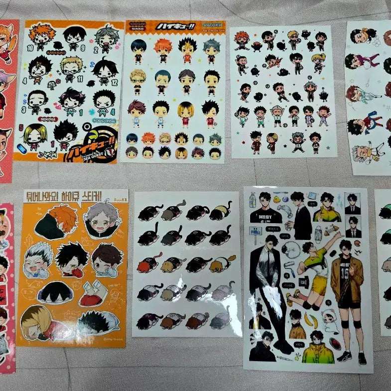 [SOLD OUT] 하이큐 굿즈 일괄[파일, 스키커, 아크릴, 포카, 카드, 조각, 카드덱]