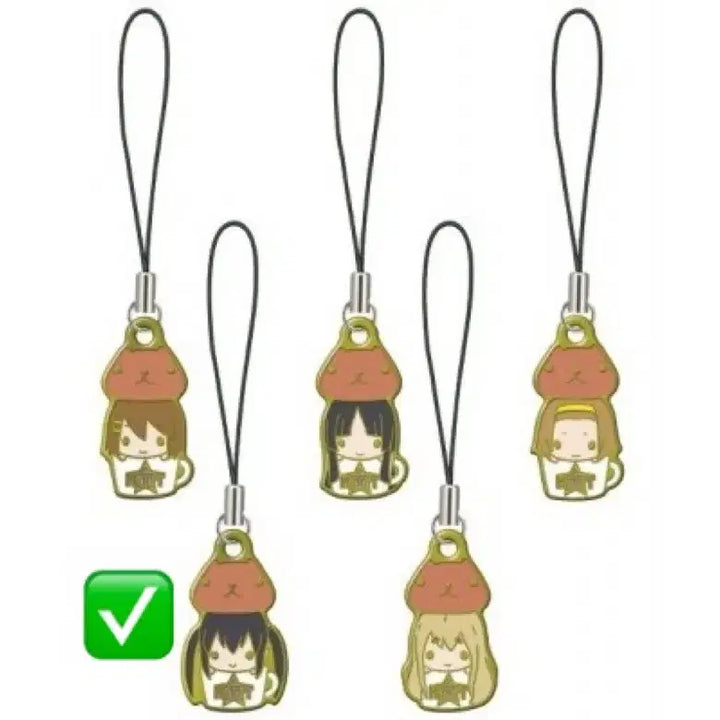 [BUNJANG] K-ON! Azusa Nakano Capybara-san Collaboration Keyring / 케이온 카피바라상 콜라보 키링 스트랩 아즈사 미개봉