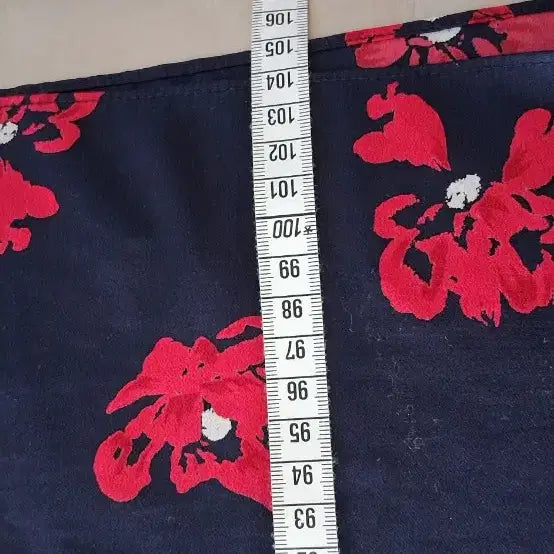 [BUNJANG] Sisley Flower Pattern Knit Mini Dress / 시슬리 플라워 캉캉 니트 반팔 원피스. 44반 55