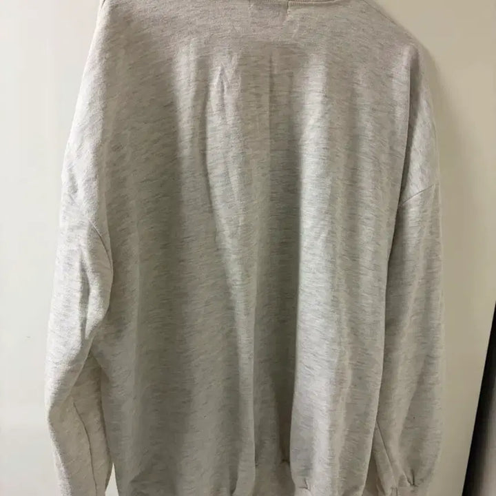 [BUNJANG] Harvard Oatmeal Oversized Fit Sweatshirt / 하버드 로고 오트밀 오버핏 맨투맨 프리사이즈