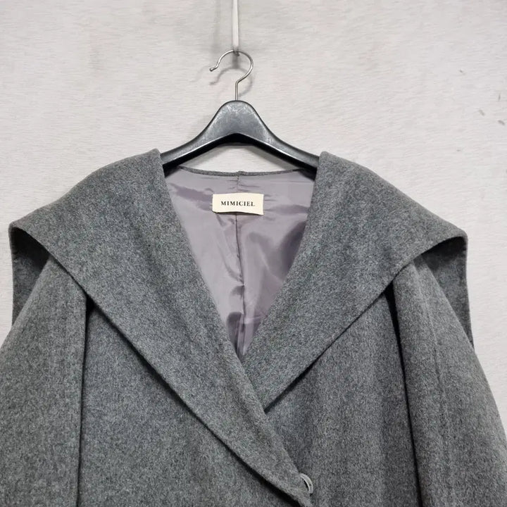 [BUNJANG] Handmade Wool Long Coat (Women's Size 66) / ㅡ미미씨엘 핸드메이드 모직 롱코트 여66 ㅡ0126