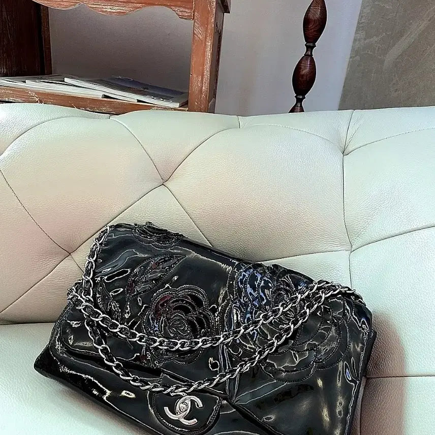 [BUNJANG] Chanel Camellia Accordion Bag / 샤넬 까멜리아 아코디언백