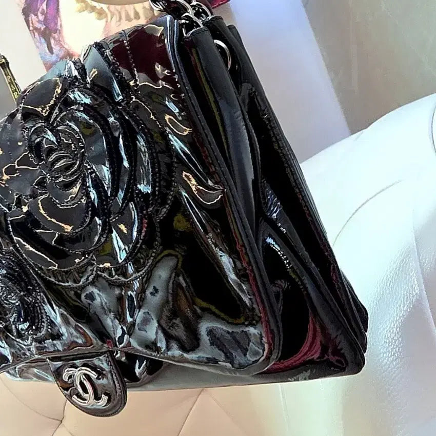 [BUNJANG] Chanel Camellia Accordion Bag / 샤넬 까멜리아 아코디언백