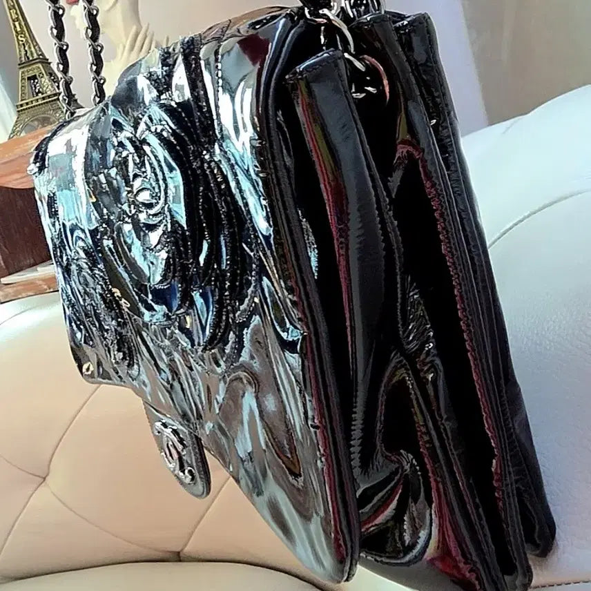 [BUNJANG] Chanel Camellia Accordion Bag / 샤넬 까멜리아 아코디언백