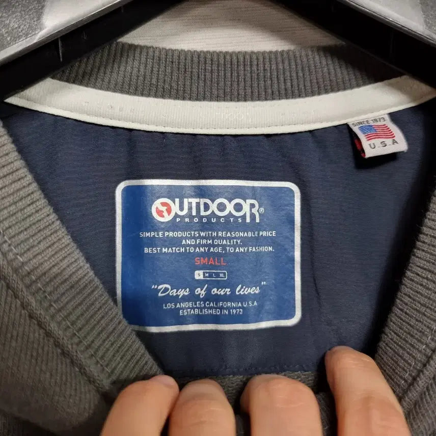 [BUNJANG] Outdoor Crop Sweatshirt (Women's S) / ㅡ아웃도어 크롭 쭈리 맨투맨 여S ㅡ0126