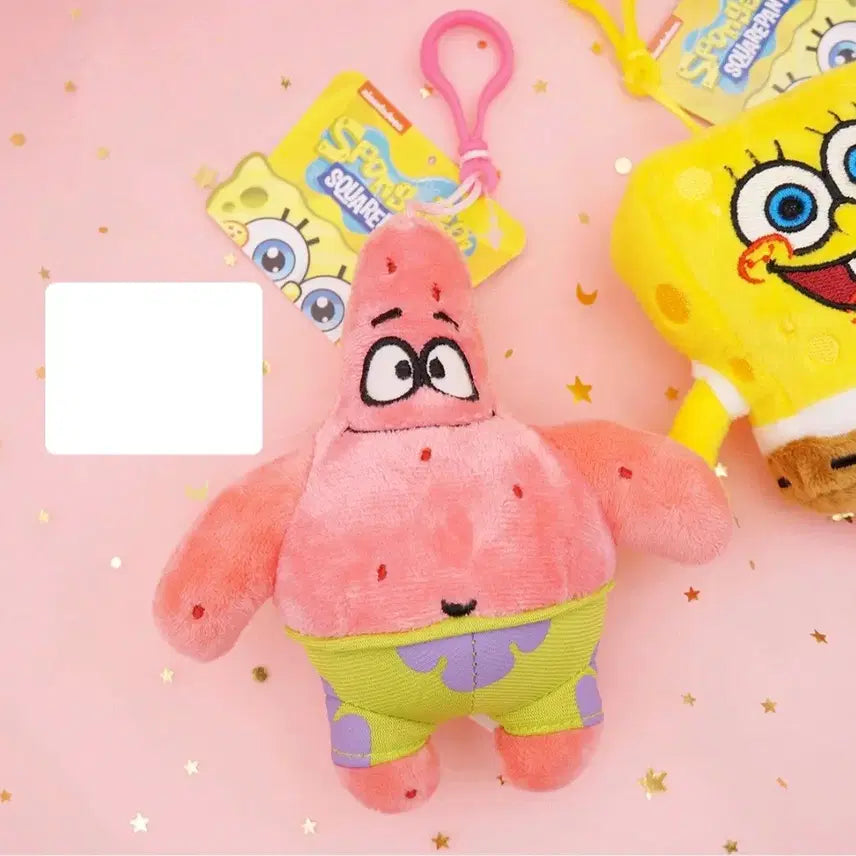 [BUNJANG] Spongebob Squarepants Patrick Star Plush Keyring / 스펀지밥 뚱이 인형 키링 정품 품절템 새 상품