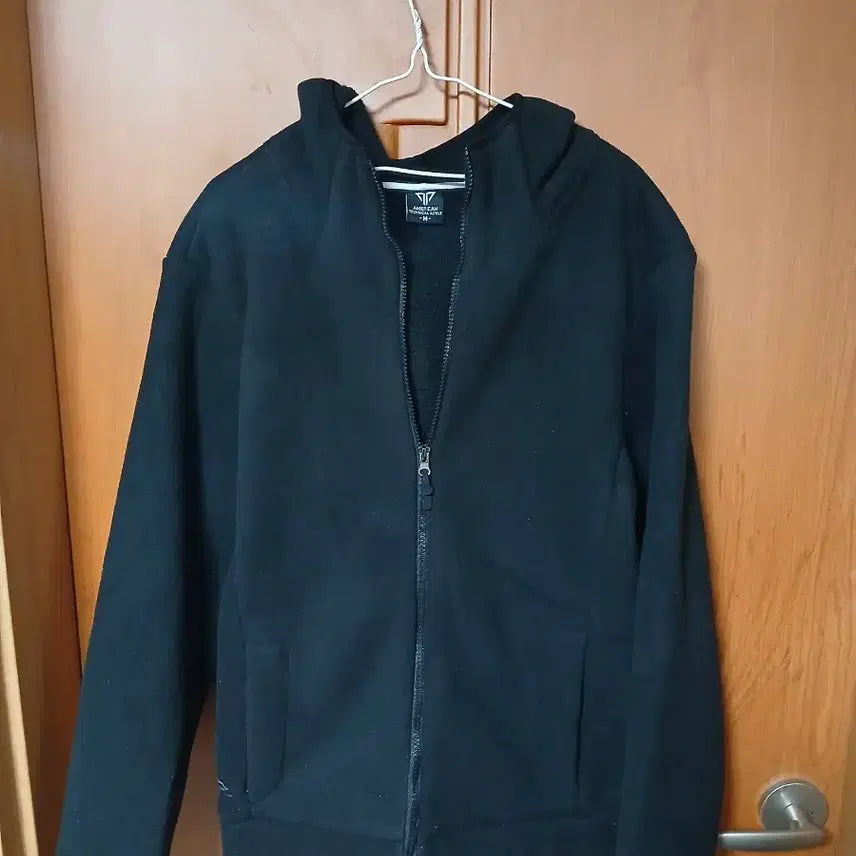 [BUNJANG] American Eagle Fleece Zip-Up Jacket / AMERICAN EAGLE 블랙 후리스 집업 M