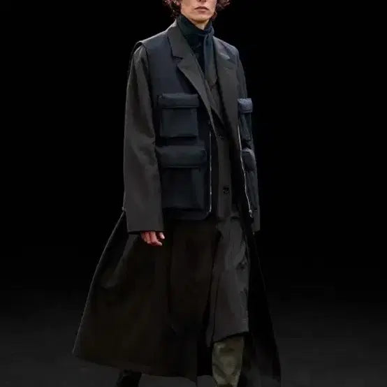 [BUNJANG] Lemaire Silk Multi-Pocket Vest M / 르메르 실크 멀티포켓 베스트 M 리포터 베스트