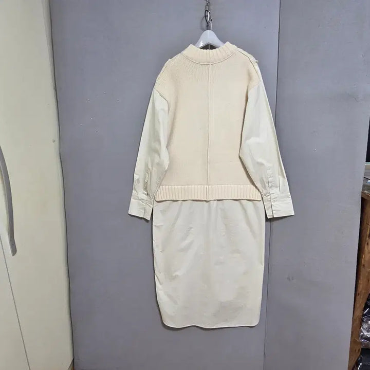 [BUNJANG] FF Wool Knit Color Block Dress / 울니트배색 멋스런 원피스 FF  n2600