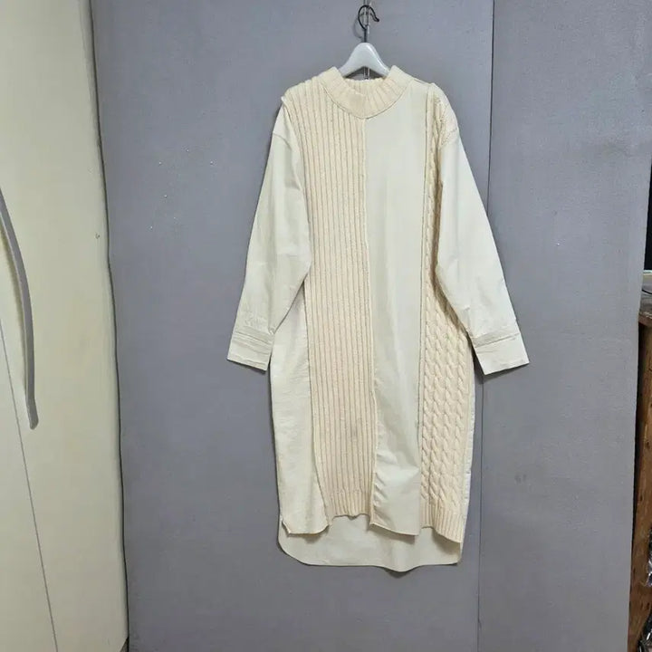 [BUNJANG] FF Wool Knit Color Block Dress / 울니트배색 멋스런 원피스 FF  n2600