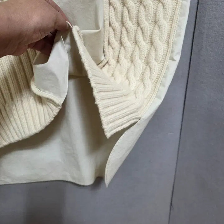[BUNJANG] FF Wool Knit Color Block Dress / 울니트배색 멋스런 원피스 FF  n2600