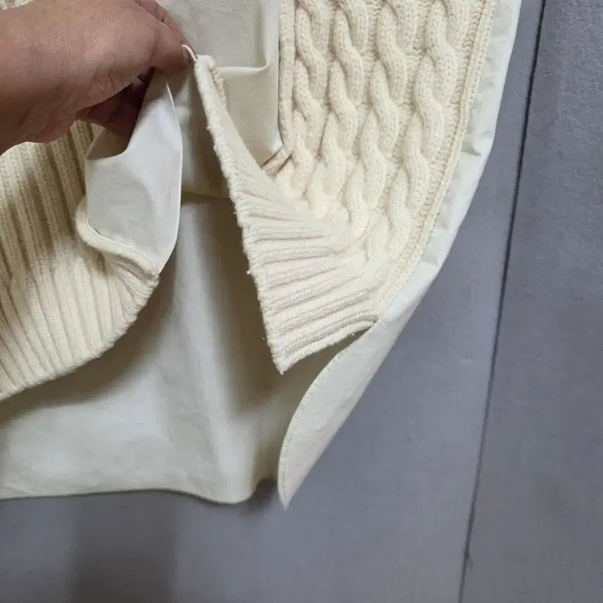 [BUNJANG] FF Wool Knit Color Block Dress / 울니트배색 멋스런 원피스 FF  n2600