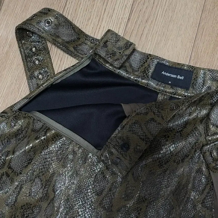 [BUNJANG] Andersson Bell Pleated Khaki Midi Skirt / 앤더슨벨 플리츠 카키 치마 xs