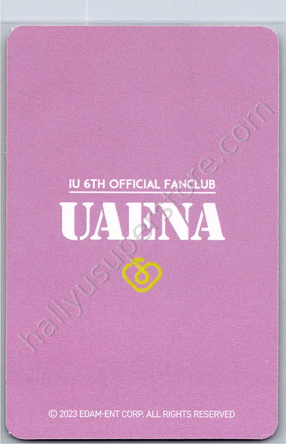 IU - IU - 6th UAENA Membership Kit photocard