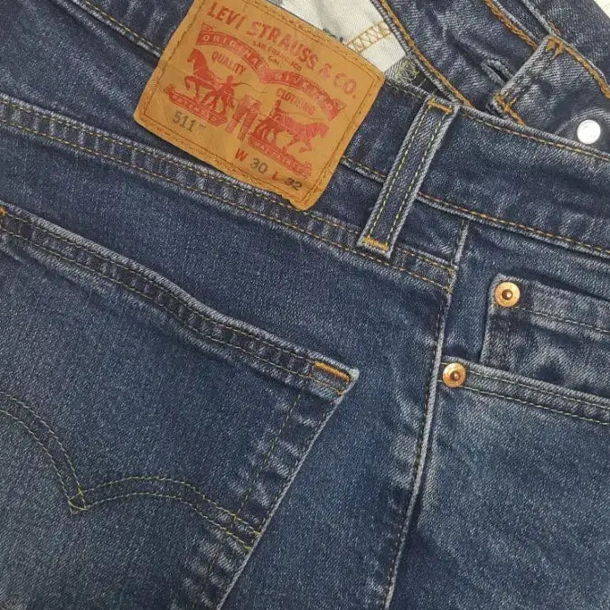 [BUNJANG] Levi's 511 Jeans (Four-Way Stretch) - Size 30-31 - Used / 리바이스진511(사방스판) 30~31인치(No.995)S급! 두께감있음!