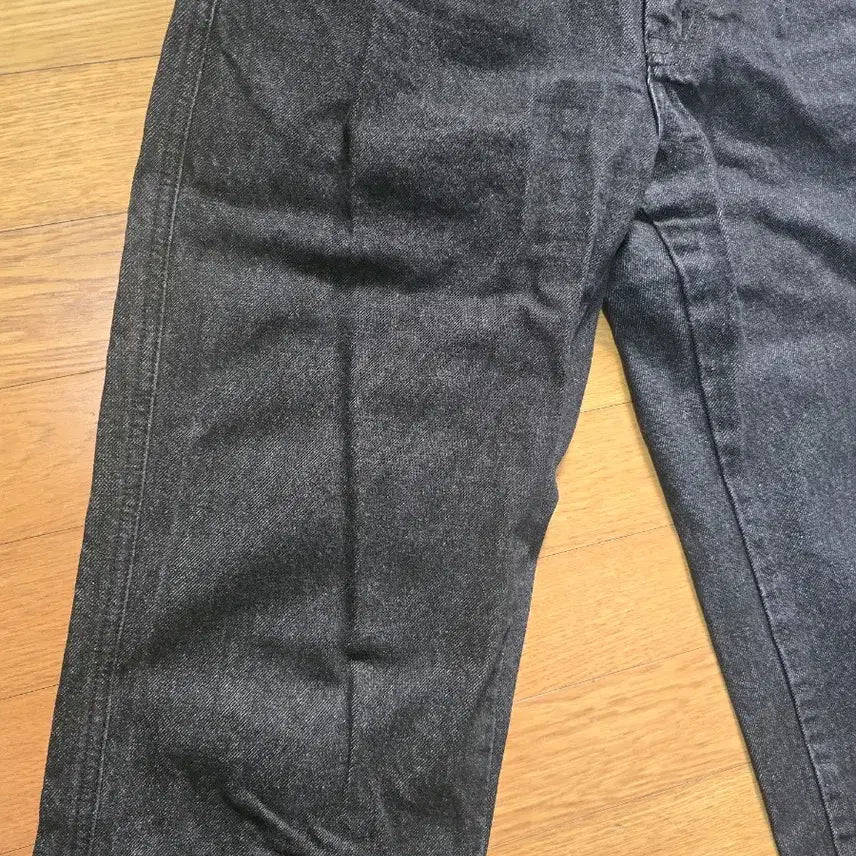 [BUNJANG] SETER KAYEN One Tuck Tailored Belted Denim Black / 세터 카이엔 원 턱 테일러드 벨티드 데님 블랙