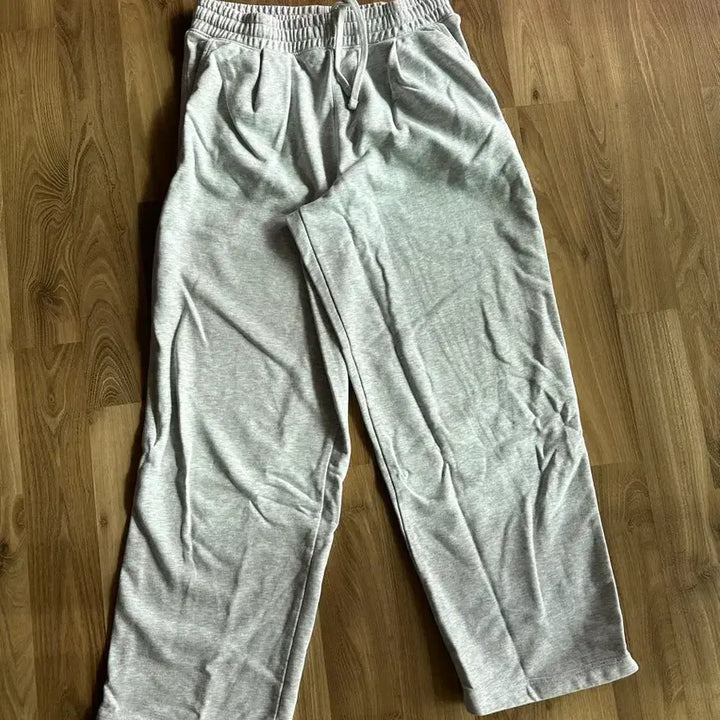 [BUNJANG] Top Ten Wide-Leg Trousers Light Gray / 탑텐 턱와이드팬츠 34 라이트그레이