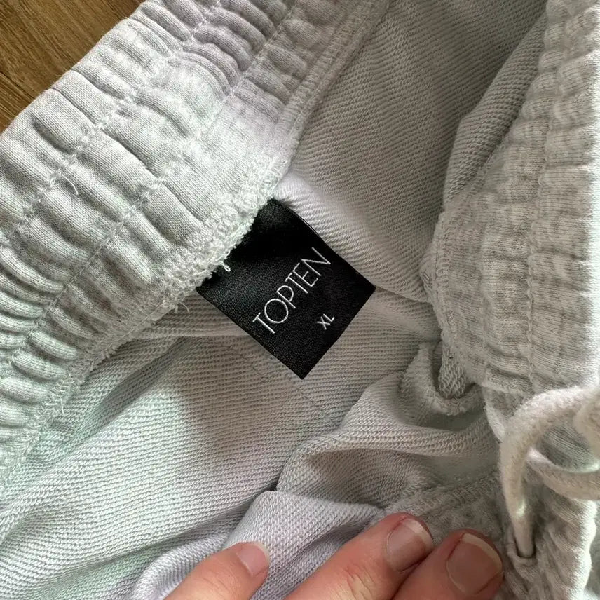 [BUNJANG] Top Ten Wide-Leg Trousers Light Gray / 탑텐 턱와이드팬츠 34 라이트그레이