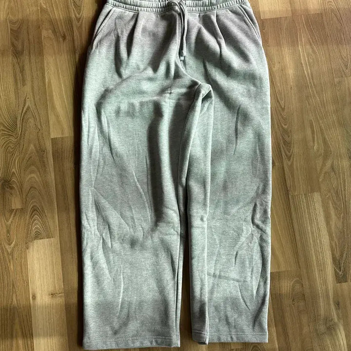[SOLD OUT] 탑텐 기모 턱와이드팬츠 34 멜란지그레이