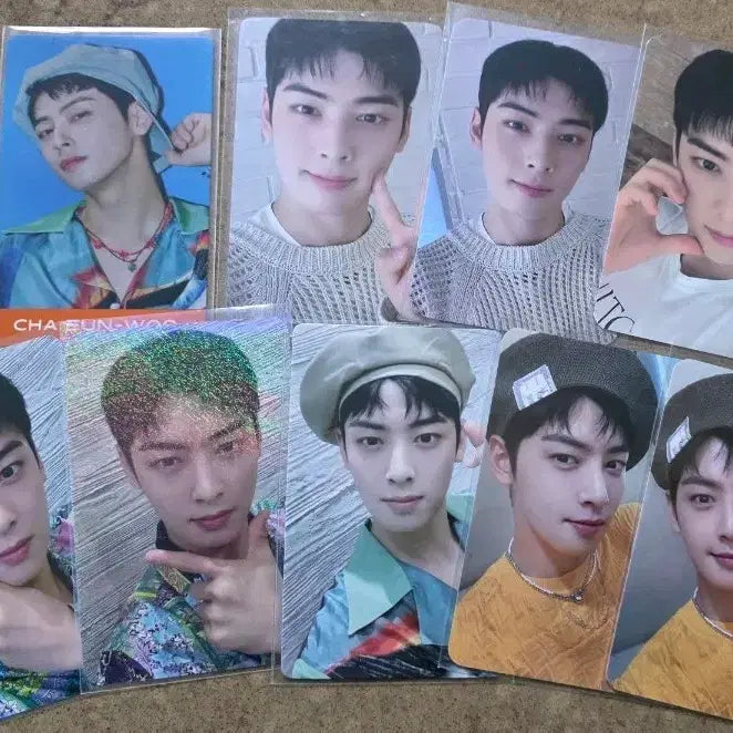 [BUNJANG] Astro Cha Eun-woo Switch On Photocard Bundle Set / 차은우 미니8집 스위치온 포카 일괄양도