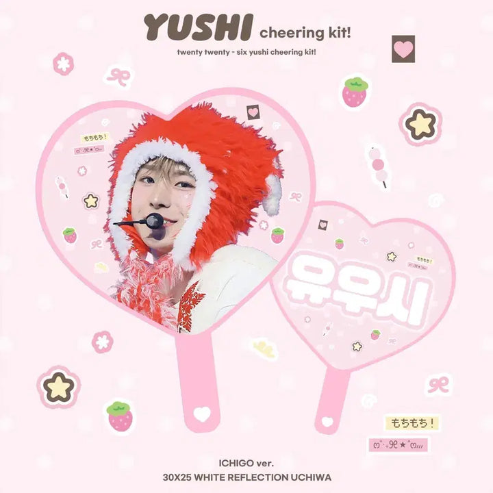 [BUNJANG] NCT WISH Yushi Mini Uchiwa & Slogan / 엔시티 위시 엔위시 유우시 티티 미니 우치와 양도 슬로건