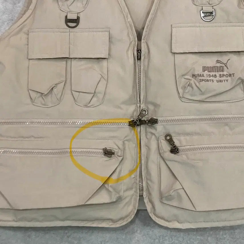 [BUNJANG] Puma Utility Vest / 푸마 패딩  유틸리티(캠핑/낚시/등산) 조끼_고프코어