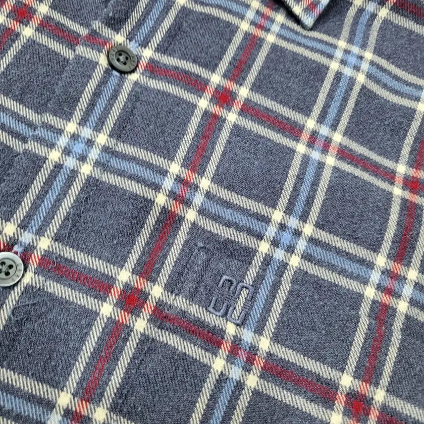 [BUNJANG] Daks 95 Checkered Shirt / 닥스 95 체크 남방 셔츠