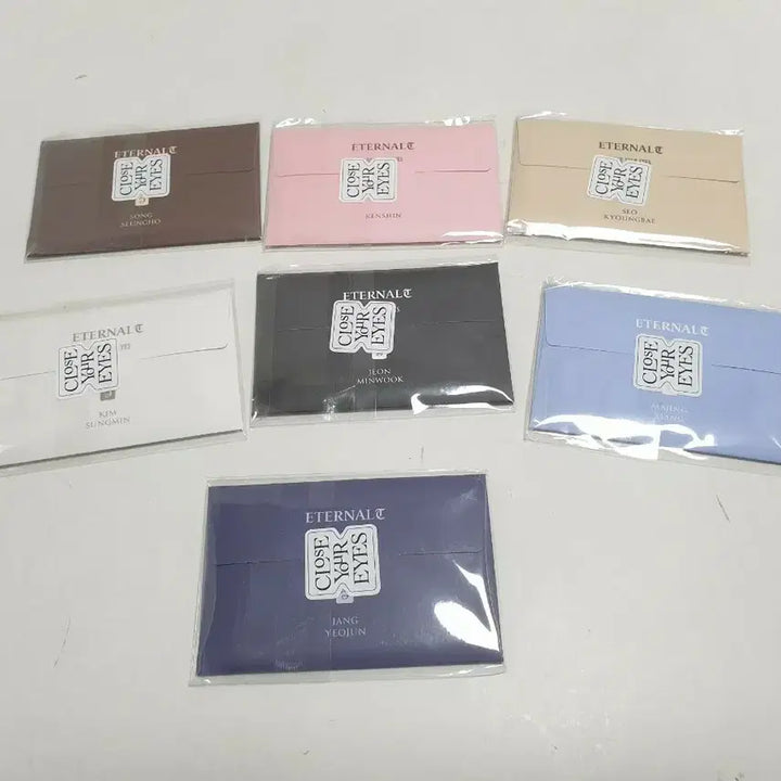 [BUNJANG] Close Your Eyes ETERNALT Photocard Album Set / 클로즈유어아이즈 ETERNALT 포카앨범 7종