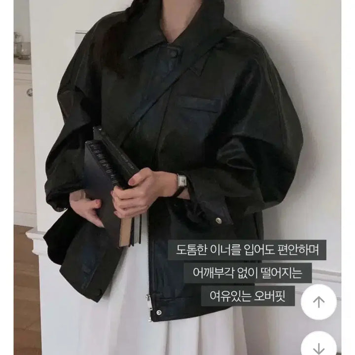 [BUNJANG] Cignature If Only Spring Raglan Leather Jacket Black / 크치Made 매트 이프온리 스프링 나그랑 레더 자켓 블랙