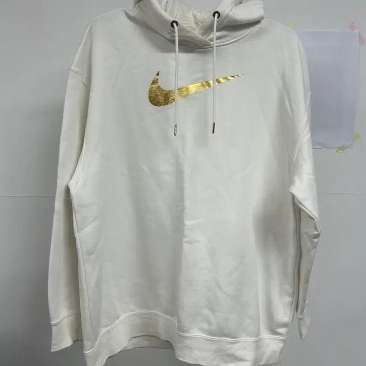 [BUNJANG] Nike White Gold Women's Hoodie L / 나이키 화이트 골드 여성 후드티 L 90