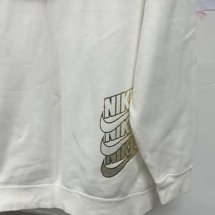 [BUNJANG] Nike White Gold Women's Hoodie L / 나이키 화이트 골드 여성 후드티 L 90