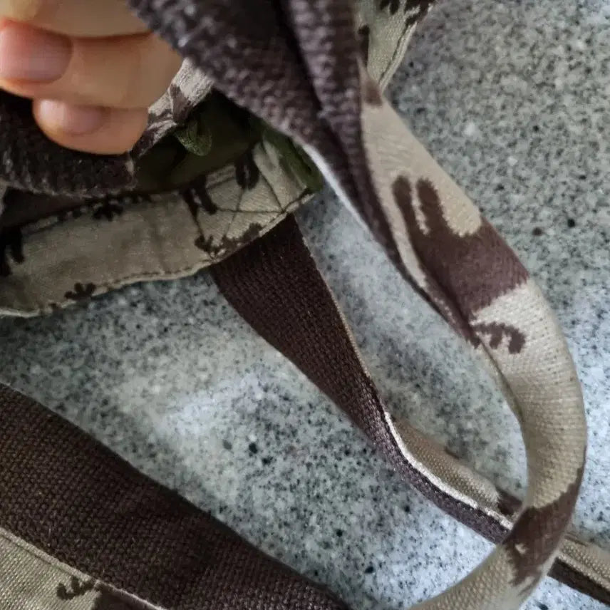 [BUNJANG] Vintage Deer/Snowflake Pattern Tote Bag/Shoulder Bag / 사슴/눈꽃 패턴 토트백 숄더백