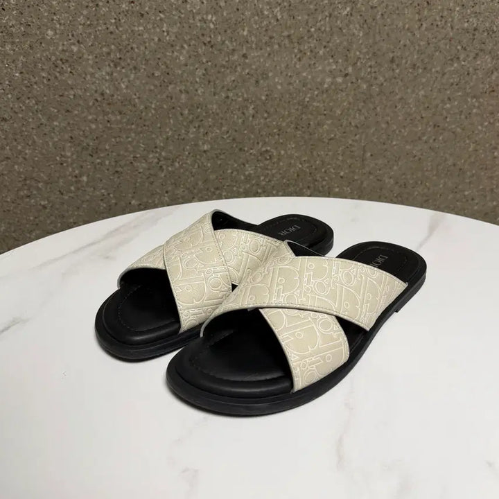 [BUNJANG] Dior Alias Sandals Gravity Leather Beige / [44사이즈]디올 알리아스 샌들 그래비티 레더 베이지