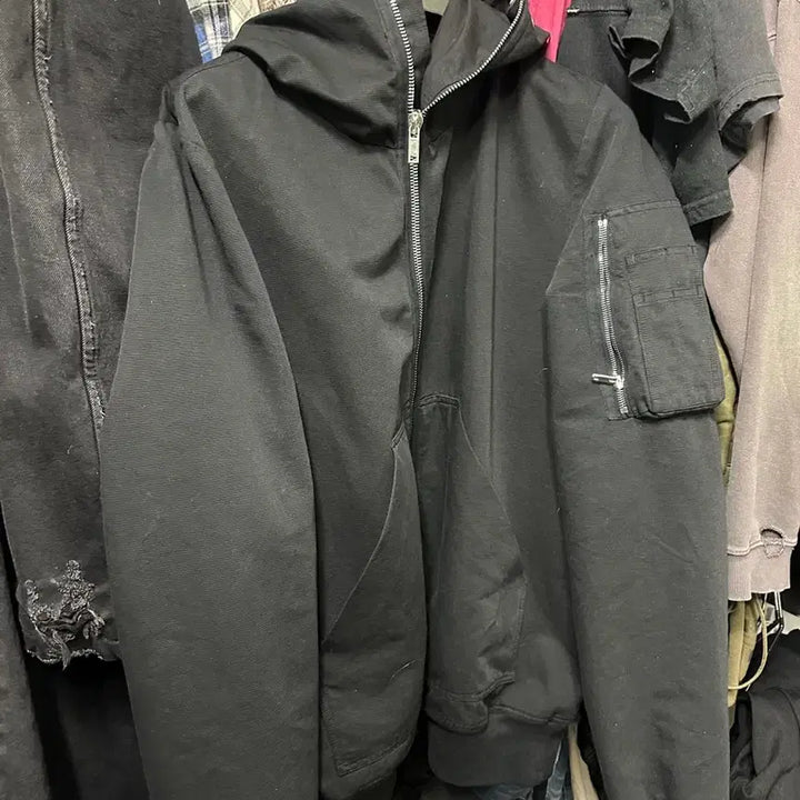 [BUNJANG] Rick Owens Gimp Flight Hooded Bomber / 릭 오웬스 김프 플라이트 후드 봄버 (m)