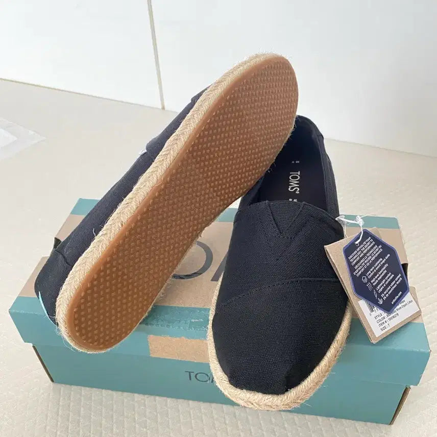 [BUNJANG] TOMS Alfresco Black Men's Slip-On (Size 250) / 새상품)탐스 알프루프 블랙 남성 슬립온 070(250사이즈)
