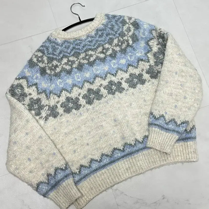 [BUNJANG] Nordic Wool Blend Cardigan / 노르딕 가디건
