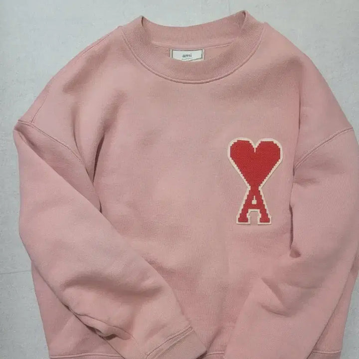 [BUNJANG] Ami Big Heart Logo Sweatshirt / 아미 맨투맨 L사이즈