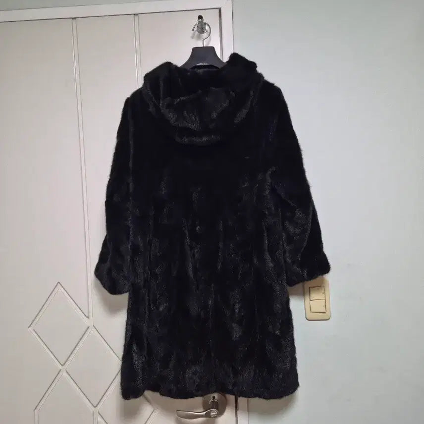 [BUNJANG] Jindo Hooded Fur Coat / 진도 후드 모피