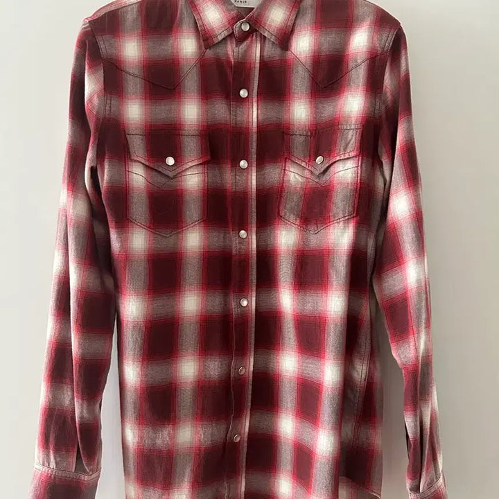 [BUNJANG] Saint Laurent Western Shirt S / 생로랑 남성 웨스턴 셔츠 S