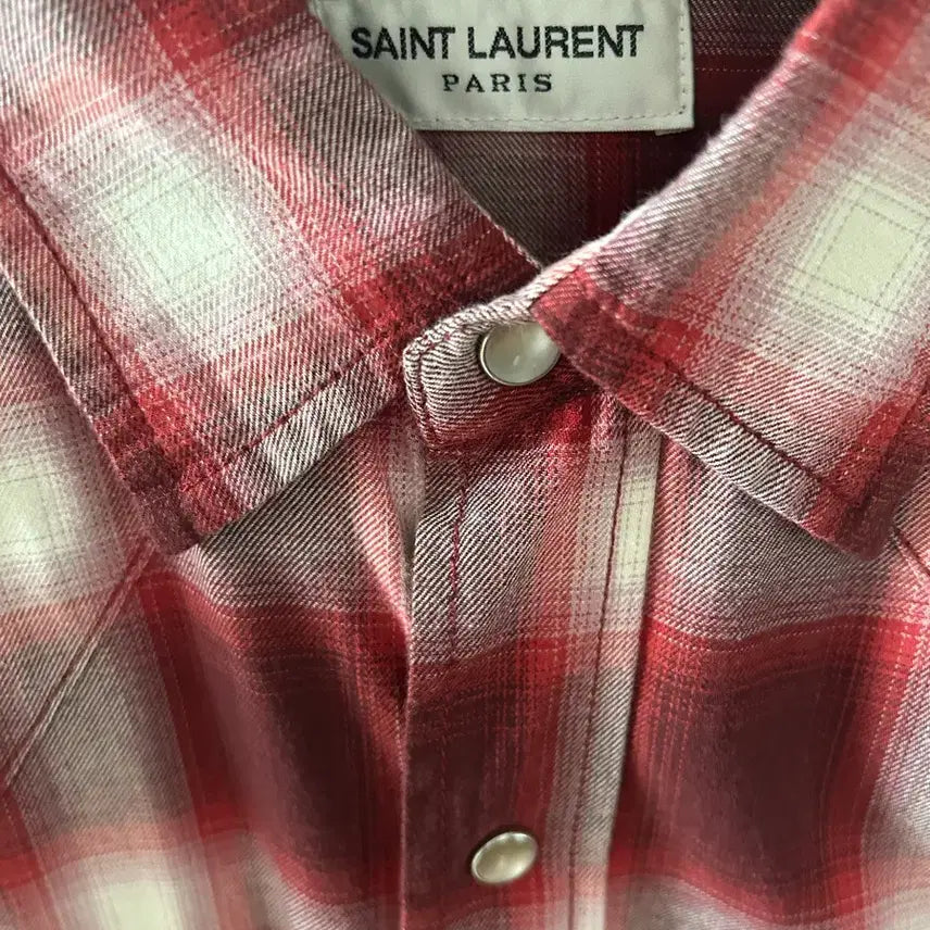 [BUNJANG] Saint Laurent Western Shirt S / 생로랑 남성 웨스턴 셔츠 S