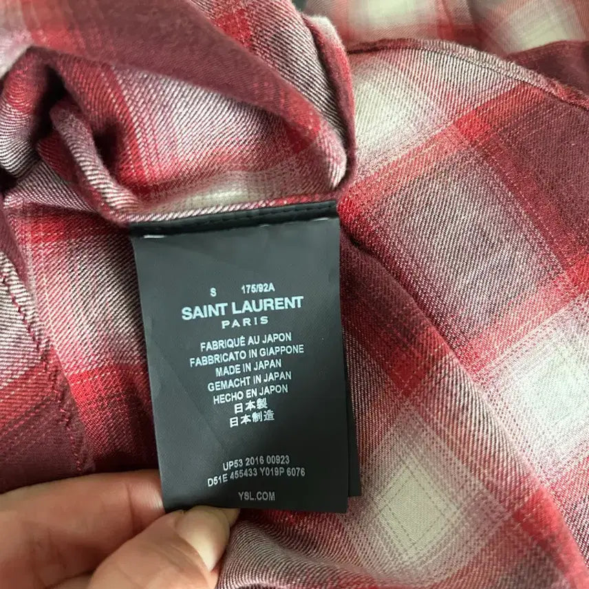 [BUNJANG] Saint Laurent Western Shirt S / 생로랑 남성 웨스턴 셔츠 S