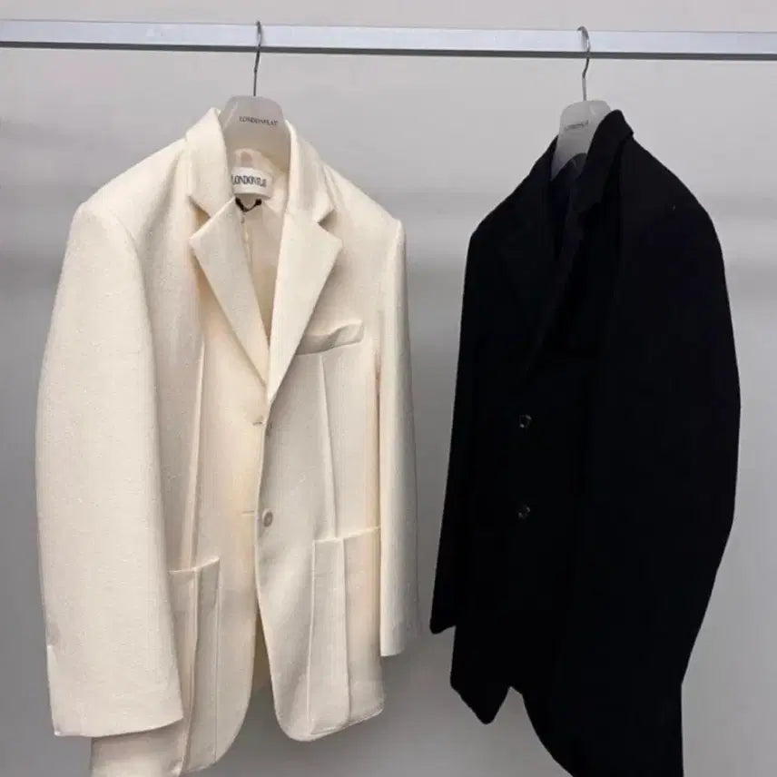 [BUNJANG] London Flat Ivory Jacket / 런던플랏 아이보리 자켓