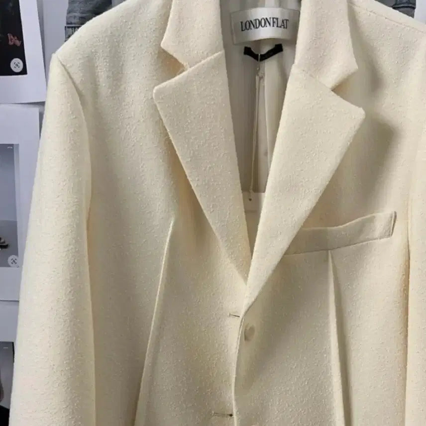 [BUNJANG] London Flat Ivory Jacket / 런던플랏 아이보리 자켓