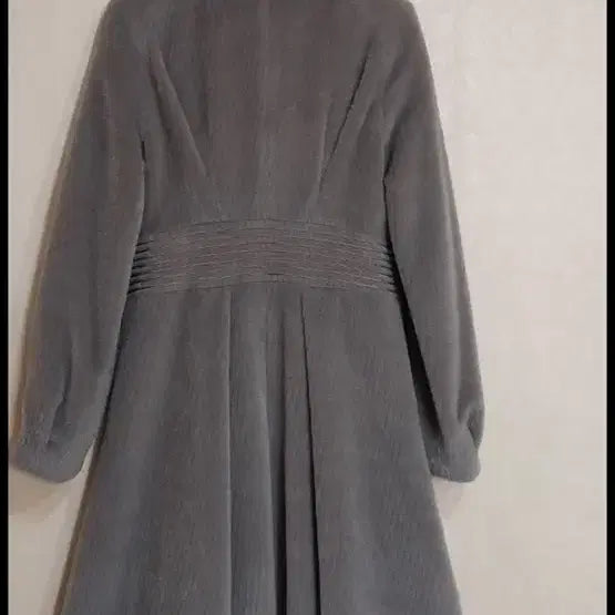 [BUNJANG] TIME Pleated Wool Long Coat / TIME 타임 이테리 플리츠 모 롱코트 그레이