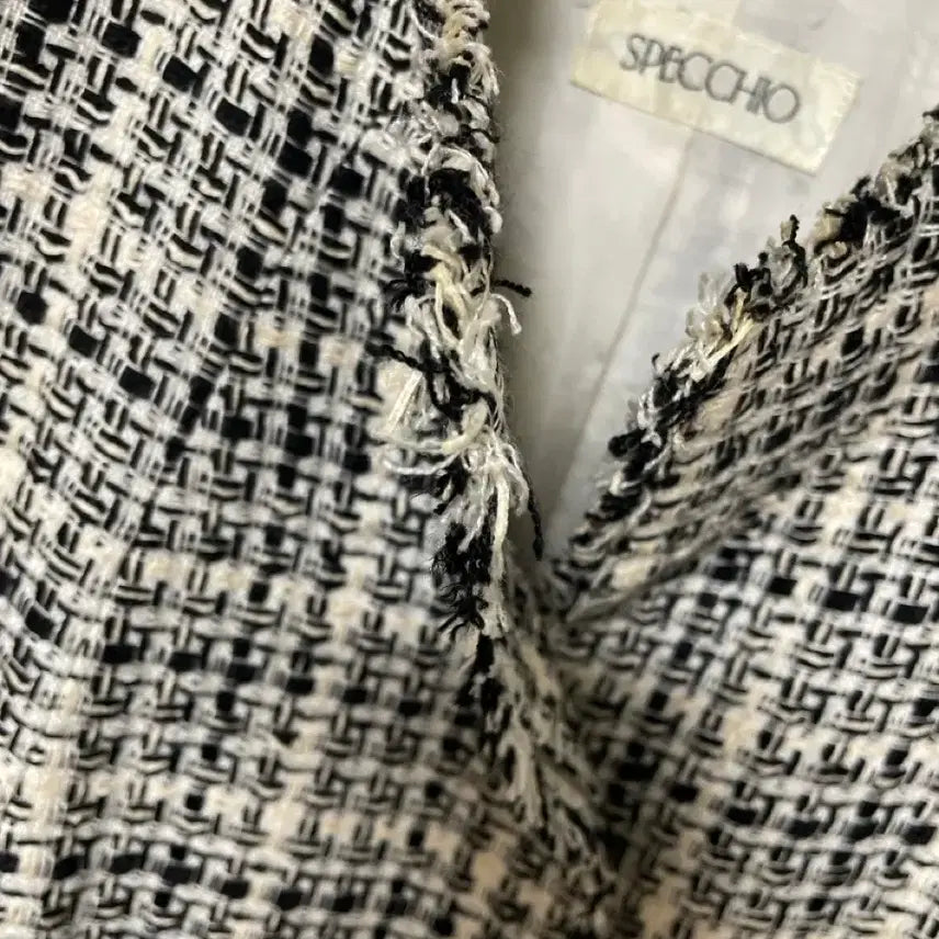 [BUNJANG] Specchio Silk Tweed Jacket / 고가명품 스페치오 specchio 실크 트위드자켓