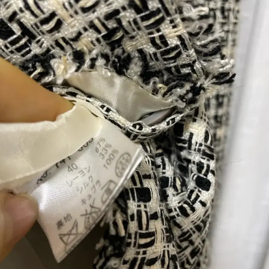 [BUNJANG] Specchio Silk Tweed Jacket / 고가명품 스페치오 specchio 실크 트위드자켓