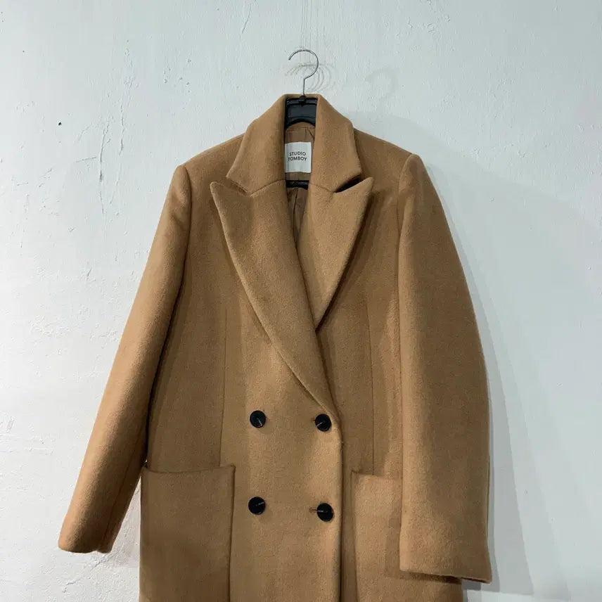 [BUNJANG] Studio Tomboy Camel Long Coat / 스튜디오톰보이 카멜 롱코트