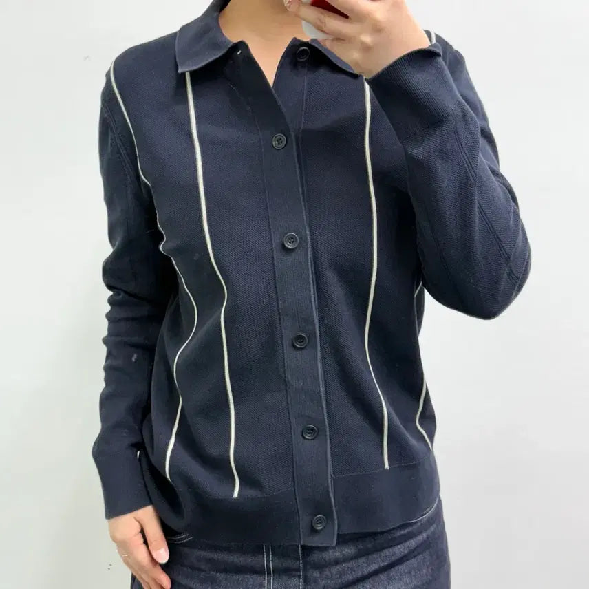 [SOLD OUT] [XS] 코스 스트라이프 니트 가디건