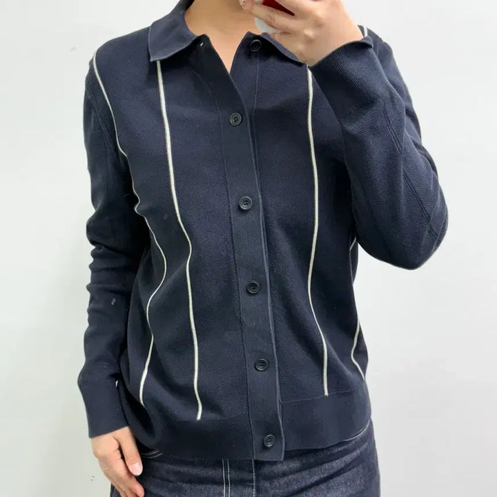 [SOLD OUT] [XS] 코스 스트라이프 니트 가디건